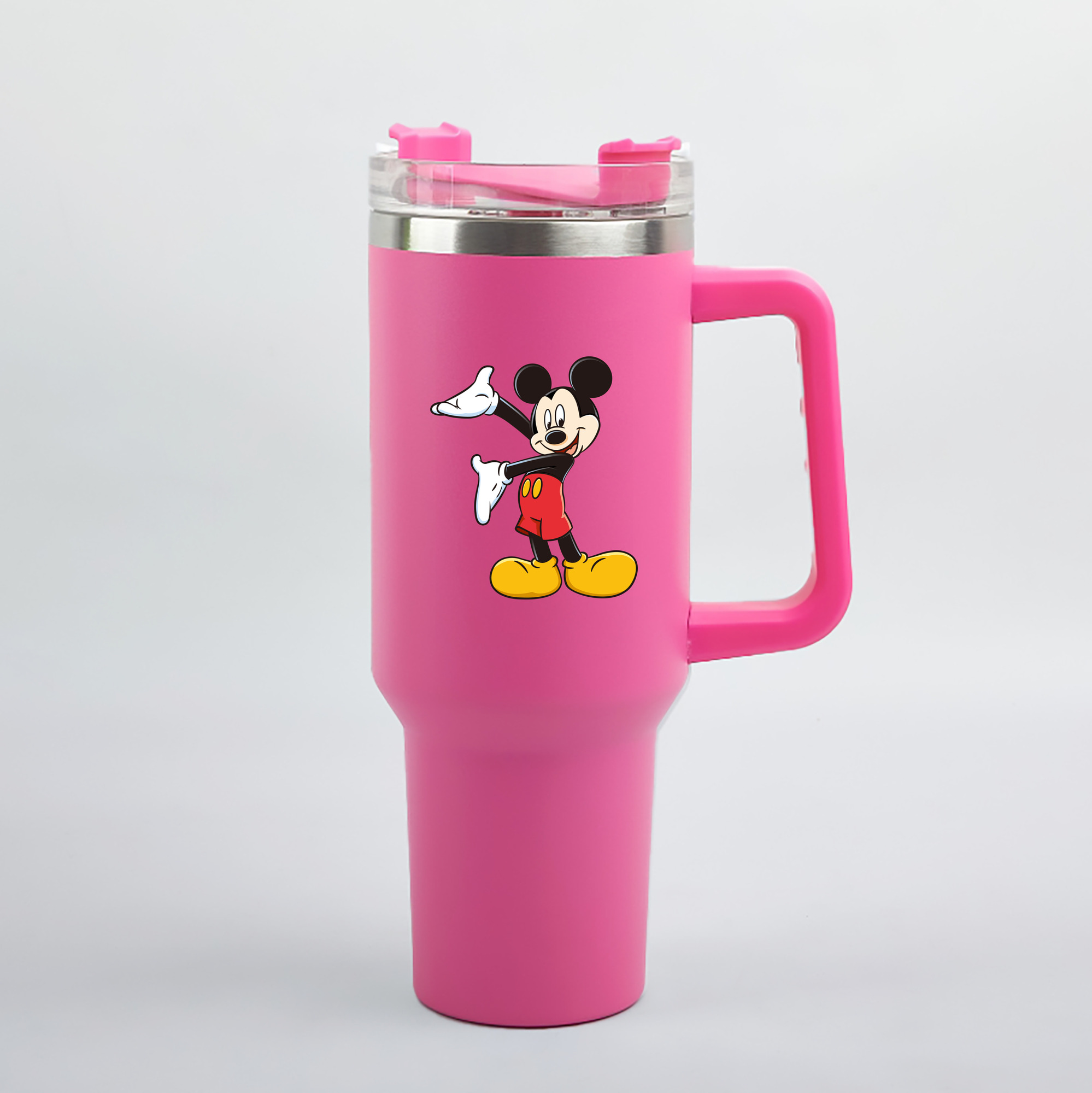 （画像用） ミッキーマウス Mickey Mouse 1200mL車用タンブラー（カラープリント）